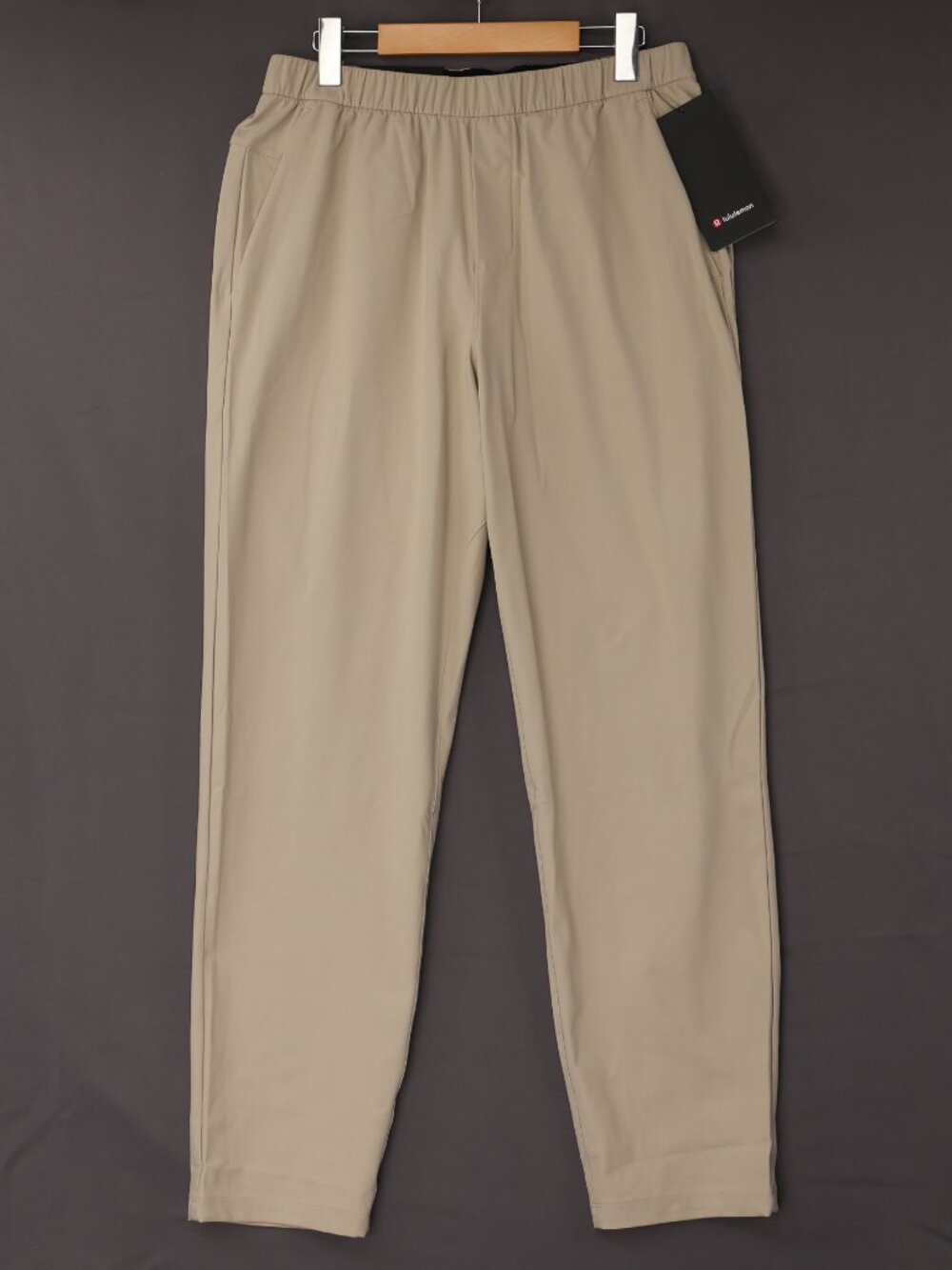 Lululemon Mens Pants ABC Warpstreme Pull On Pant Regular Trench Beige Size NWT